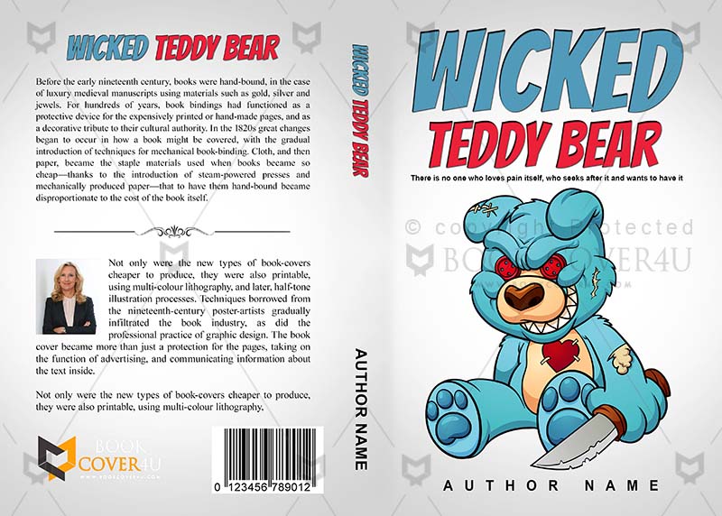 Children-book-cover-design-Wicked Bear-front
