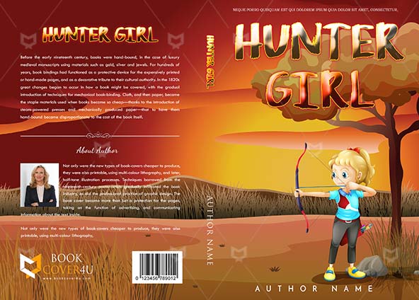 Children-book-cover-design-Hunter Girl-front