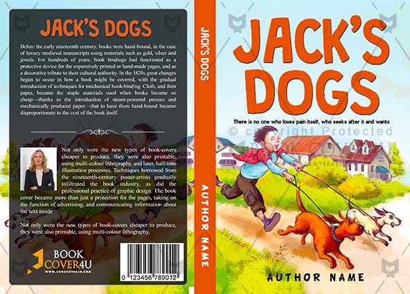 Children-book-cover-design-Jacks Dogs-front