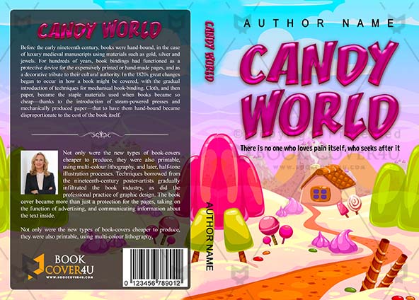 Children-book-cover-design-Candy World-front
