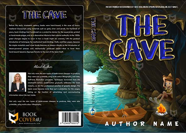 Children-book-cover-design-The Cave-front