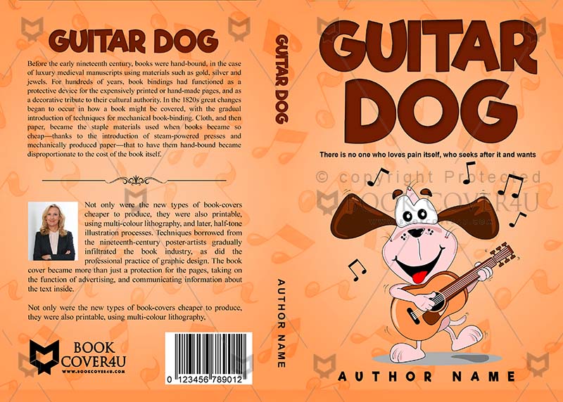Children-book-cover-design-Guitar Dog-front