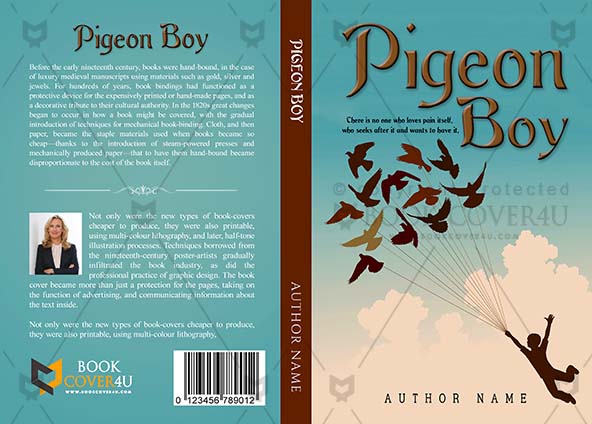 Children-book-cover-design-Pigeon Boy-front