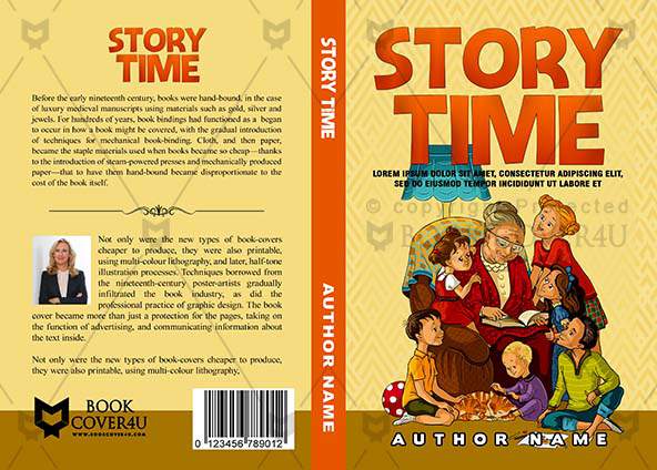 Children-book-cover-design-Story Time-front
