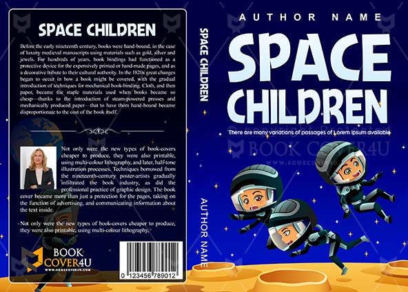 Children-book-cover-design-Space Children-front
