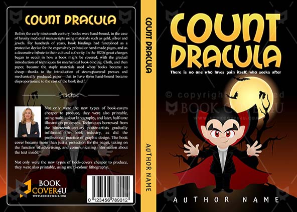 Children-book-cover-design-Count Dracular-front