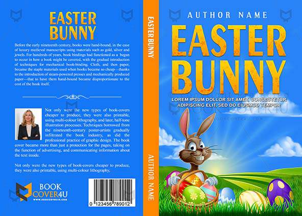 Children-book-cover-design-Easter Bunny-front