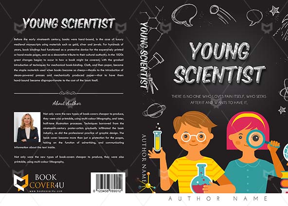 Children-book-cover-design-Young Scientist-front