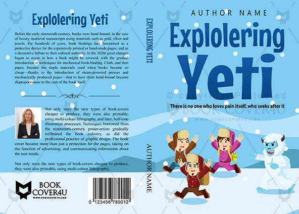 Children Book cover Design - Exploring Yeti