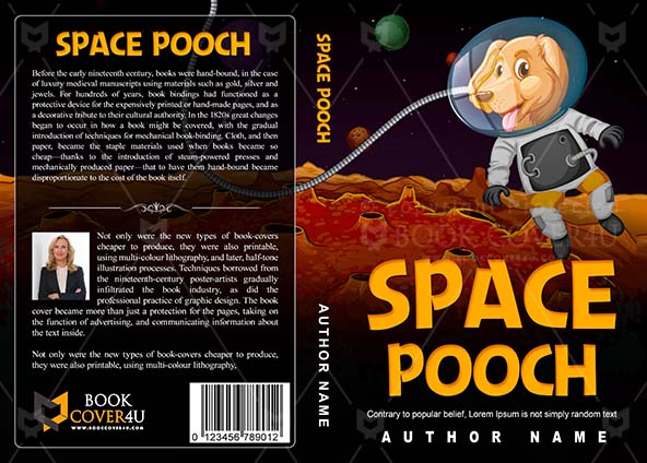 Children-book-cover-design-Space Pooch-front