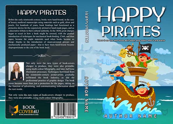 Children-book-cover-design-Happy Pirates-front
