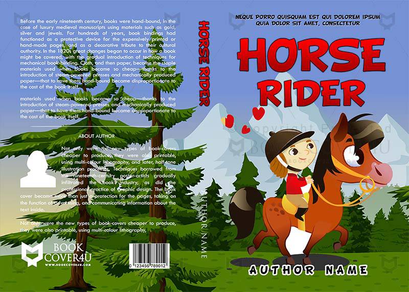Children-book-cover-design-Horse Rider-front