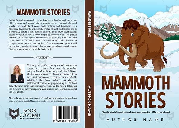 Children-book-cover-design-Mammoth stories-front