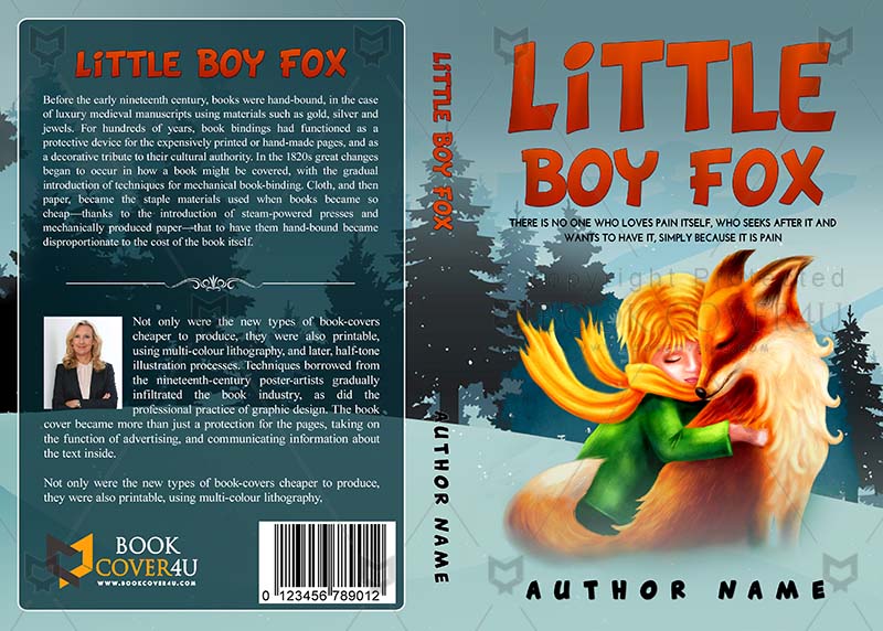 Children-book-cover-design-Little Boy Fox-front