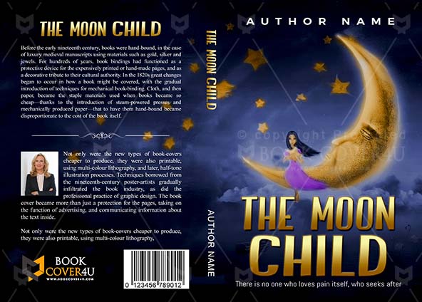 Children-book-cover-design-The Moon Child-front
