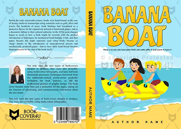 Children-book-cover-design-Banana Boat-front