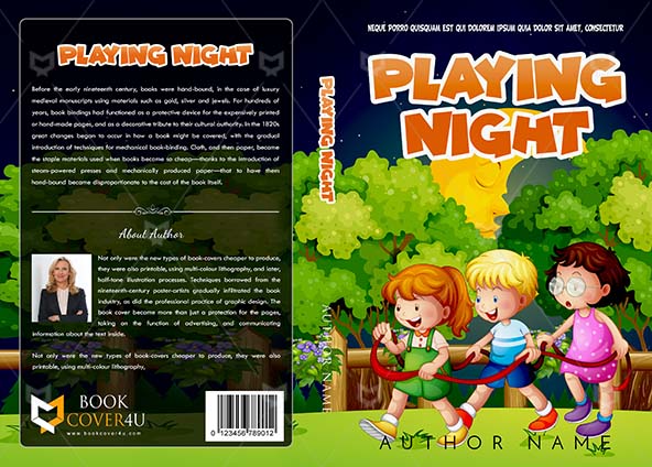 Children-book-cover-design-Playing Night-front