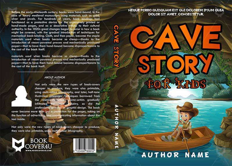 Children-book-cover-design-Cave Story-front