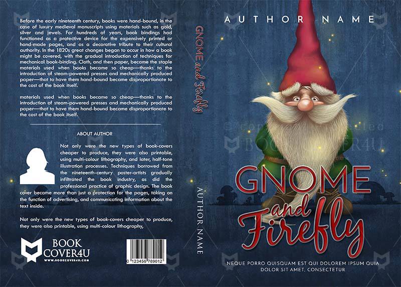 Children-book-cover-design-Gnome and firefly-front