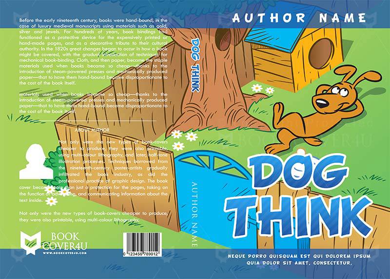 Children-book-cover-design-Dog Think-front