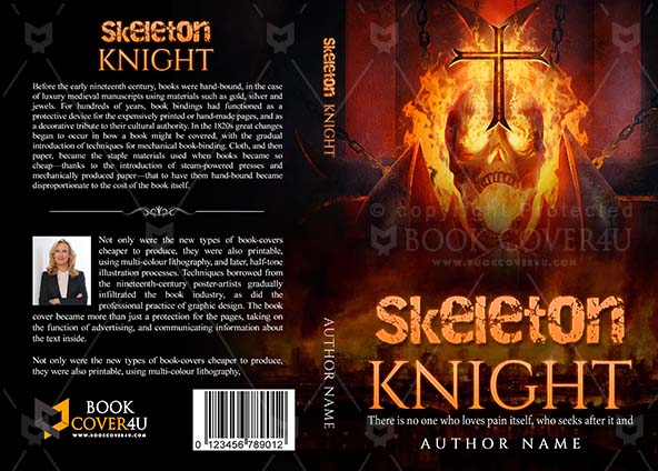 Children-book-cover-design-Skeleton Knight-front