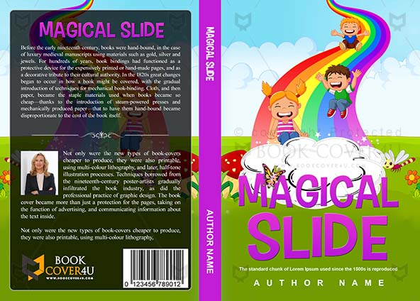 Children-book-cover-design-Magical Slide-front