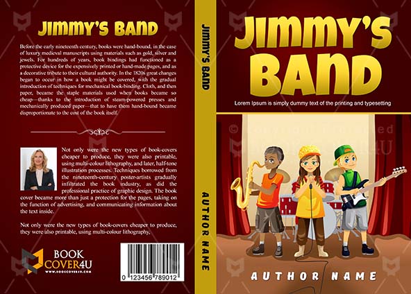 Children-book-cover-design-Jimmys Band-front