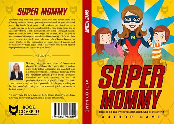 Children-book-cover-design-Super Mommy-front