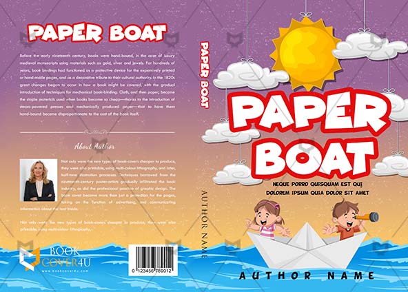 Children-book-cover-design-Paper Boat-front