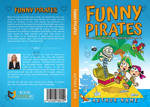 Children-book-cover-design-Funny Pirates-front
