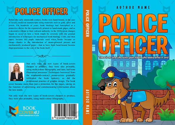 Children-book-cover-design-Police Officer-front