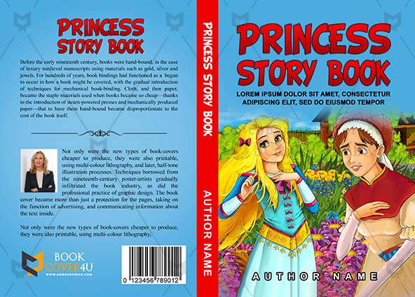 Children Book cover Design - Princess Story Book