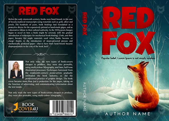 Children-book-cover-design-Red Fox-front