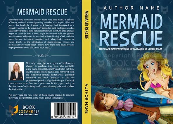 Children-book-cover-design-Mermaid Rescue-front