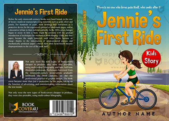 Children-book-cover-design-Jennies First Ride-front