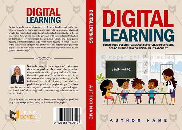 Children-book-cover-design-Digital Learning-front