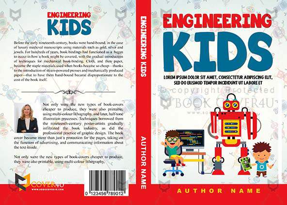 Children-book-cover-design-Engineering Kids-front