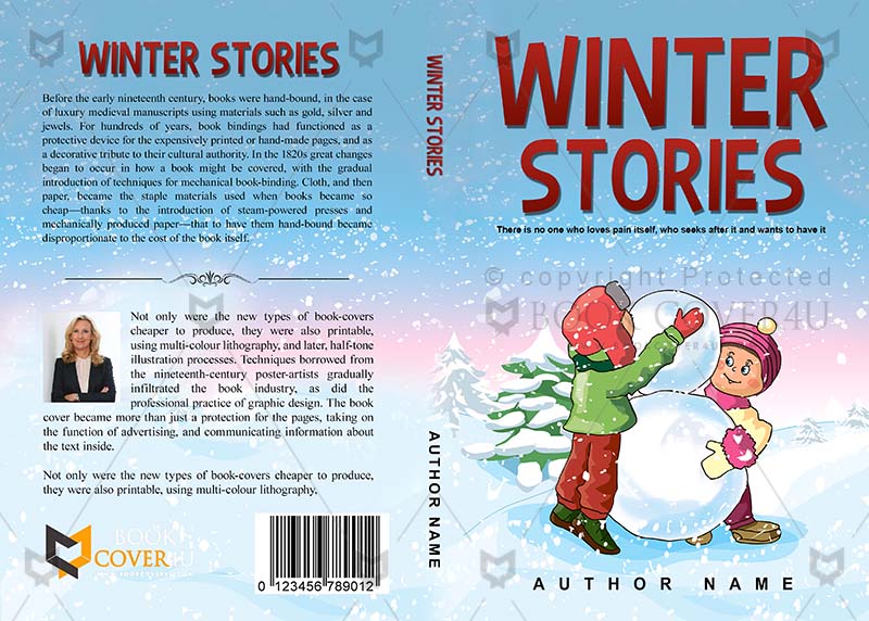 Children-book-cover-design-Winter Stories-front