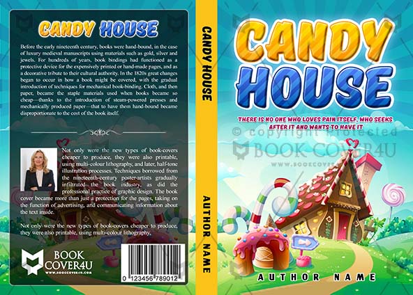 Children-book-cover-design-Candy House-front