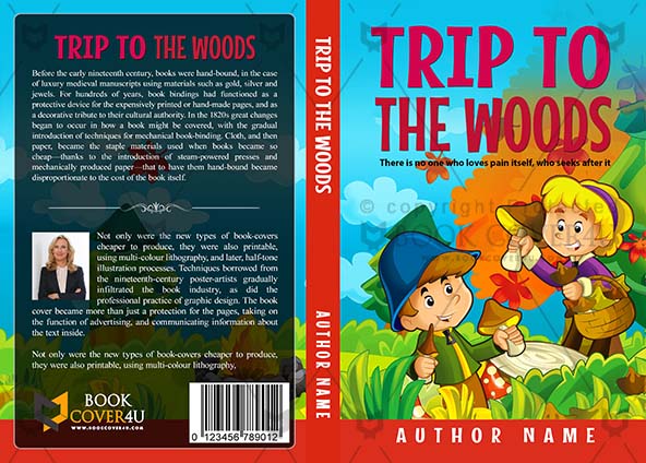 Children-book-cover-design-Trip To The Wood-front