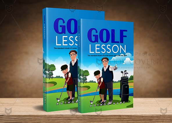 Educational-book-cover-design-Golf Lesson-back