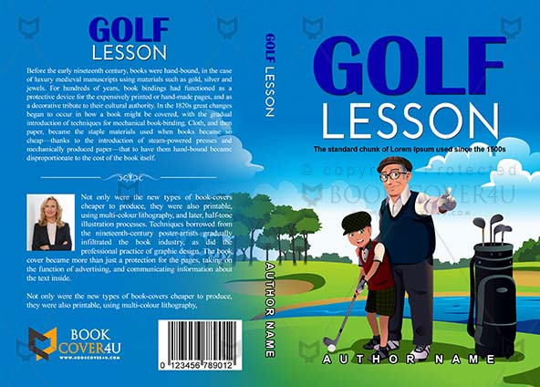 Educational-book-cover-design-Golf Lesson-front