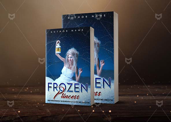 Fantasy-book-cover-design-Frozen Princess-back