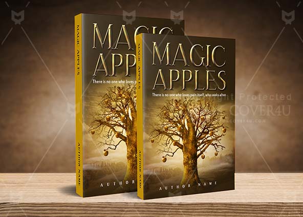 Fantasy-book-cover-design-Magic Apple-back