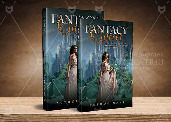 Fantasy-book-cover-design-Fantasy Queen-back