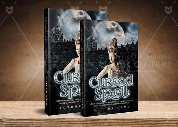 Fantasy-book-cover-design-Cursed Spell-back