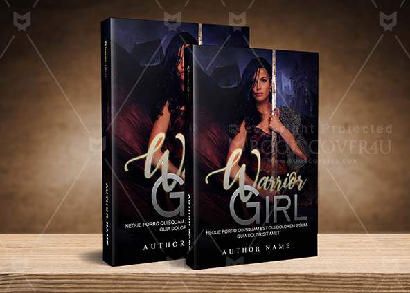 Fantasy-book-cover-design-Warrior Girl-back