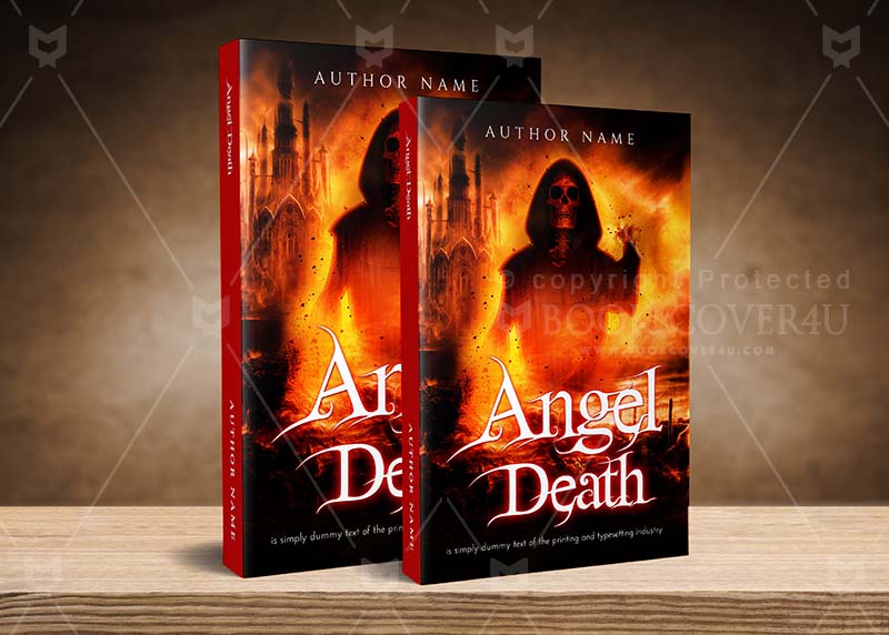 Fantasy-book-cover-design-Angel Death-back