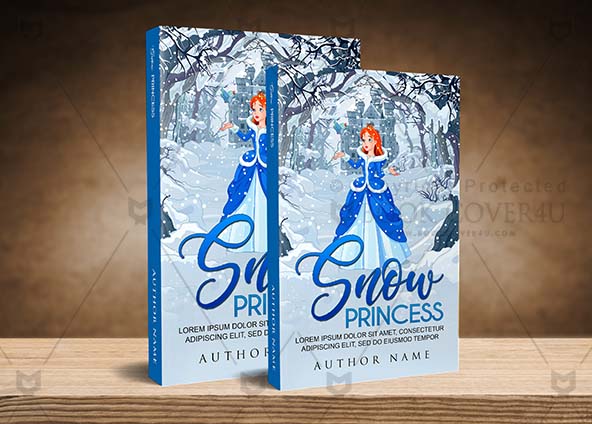 Children-book-cover-design-Snow Princess-back