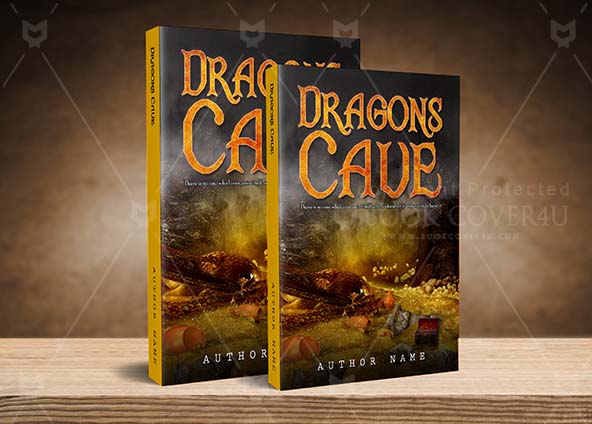 Fantasy-book-cover-design-Dragons Cave-back